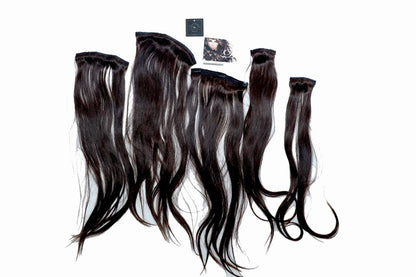 THE HAIR COMPANY WOMEN'S HUMAN  HAIR EXTENSION FIVE PIECE VOLUMISER FOR LENGTH