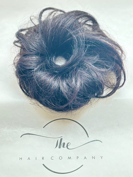 THE HAIR COMPANY WOMEN'S HUMAN  HAIR SCRUNCH BUN